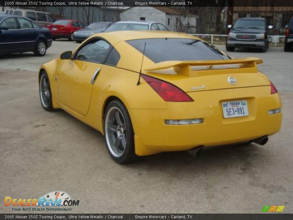 2005 Nissan 350Z Touring Coupe Ultra Yellow Metallic / Charcoal Photo #4