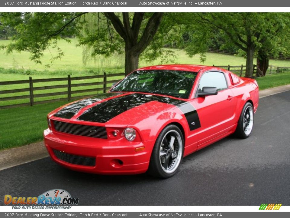 2007 Ford Mustang Foose Stallion Edition Torch Red / Dark Charcoal Photo #1