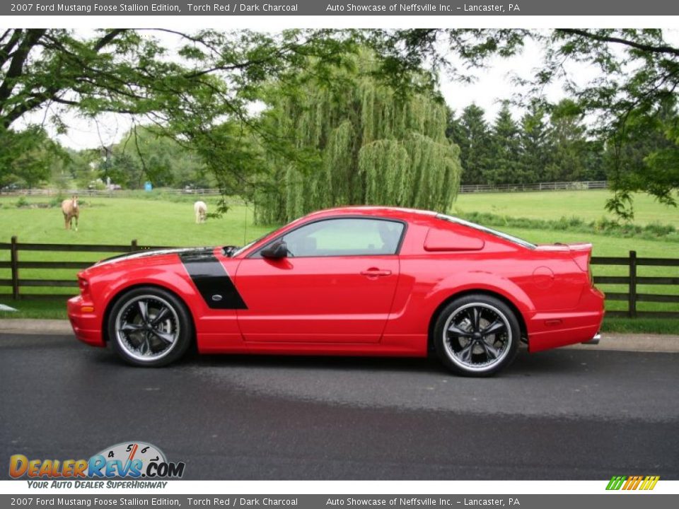 2007 Ford Mustang Foose Stallion Edition Torch Red / Dark Charcoal Photo #3