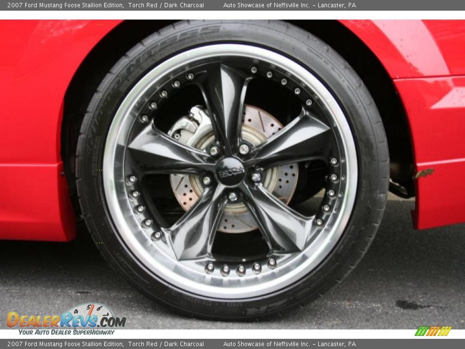 2007 Ford Mustang Foose Stallion Edition Torch Red / Dark Charcoal Photo #8