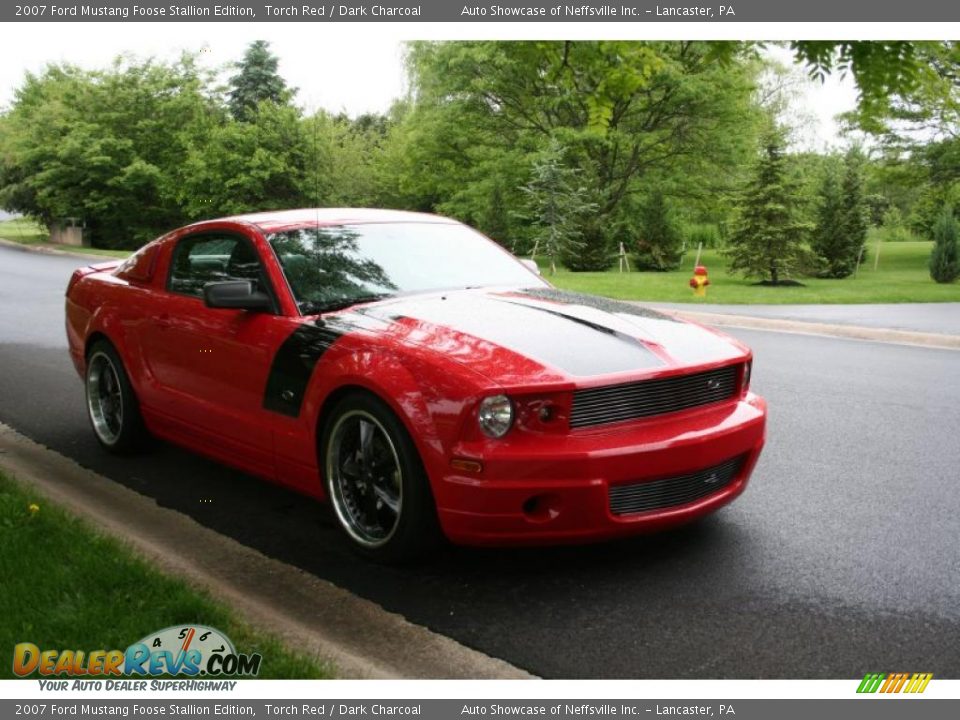 2007 Ford Mustang Foose Stallion Edition Torch Red / Dark Charcoal Photo #11