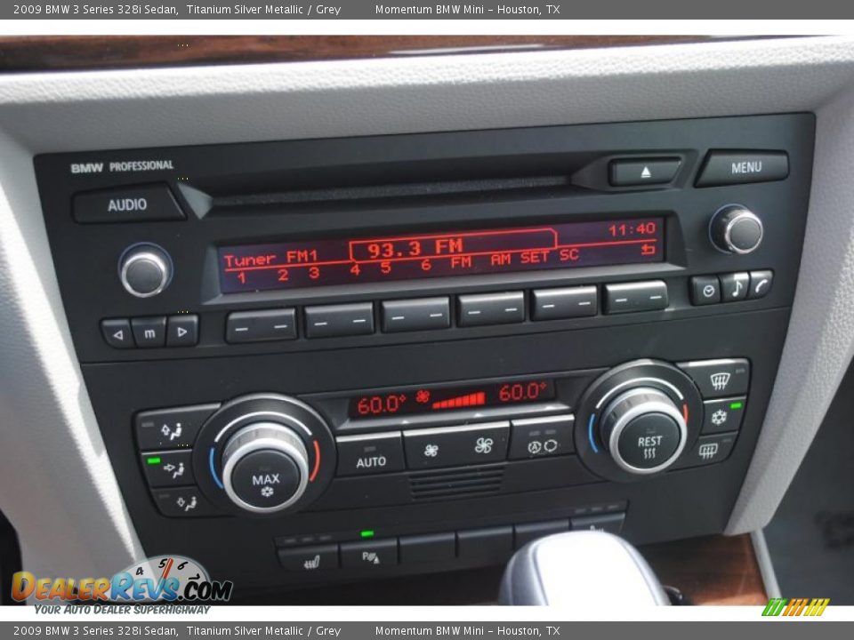 2009 BMW 3 Series 328i Sedan Titanium Silver Metallic / Grey Photo #16