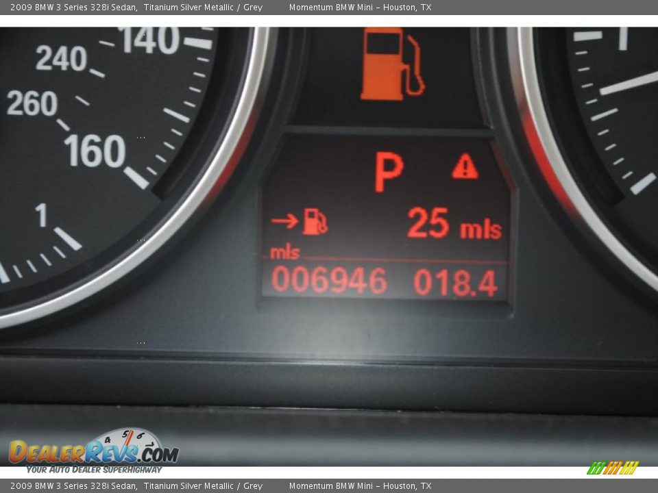 2009 BMW 3 Series 328i Sedan Titanium Silver Metallic / Grey Photo #17