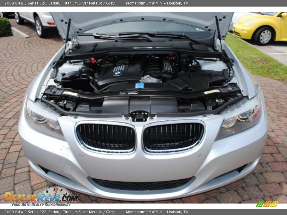 2009 BMW 3 Series 328i Sedan Titanium Silver Metallic / Grey Photo #19