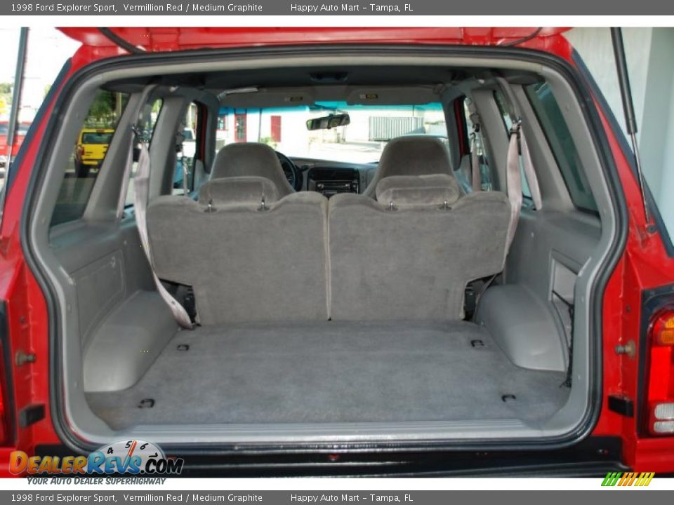 1998 Ford Explorer Sport Vermillion Red / Medium Graphite Photo #19
