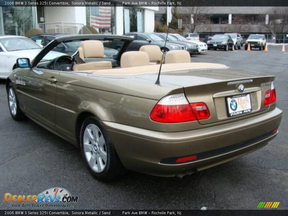 2006 BMW 3 Series 325i Convertible Sonora Metallic / Sand Photo #10