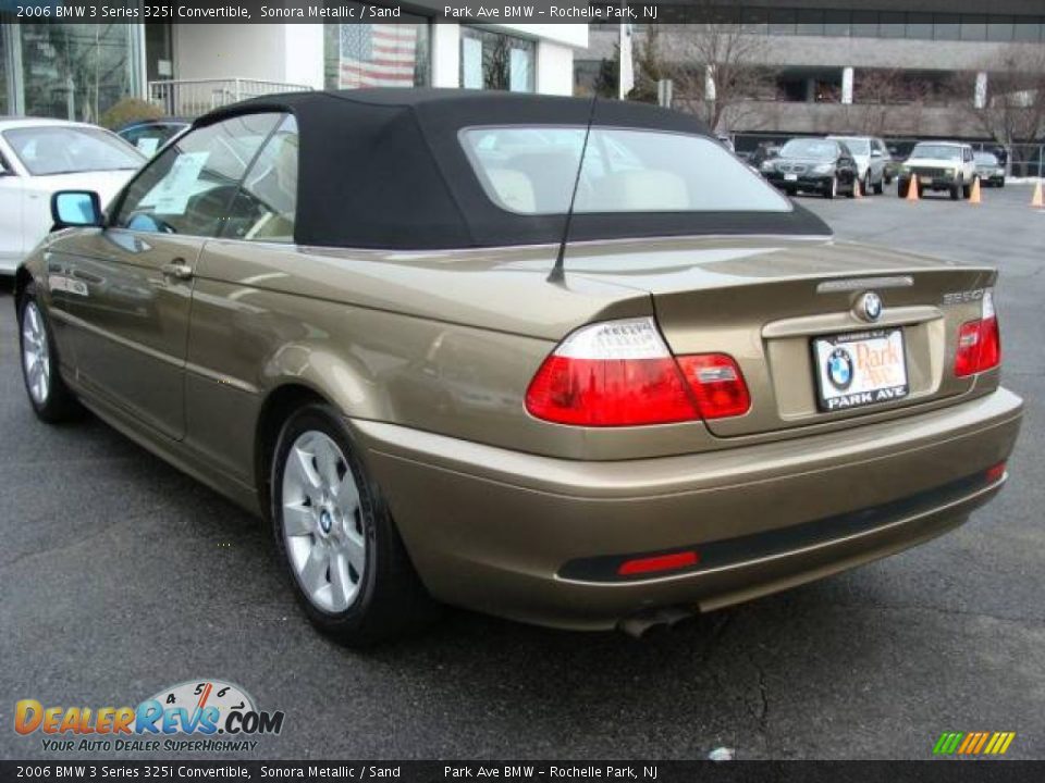 2006 BMW 3 Series 325i Convertible Sonora Metallic / Sand Photo #11
