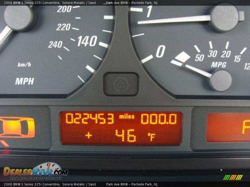2006 BMW 3 Series 325i Convertible Sonora Metallic / Sand Photo #21