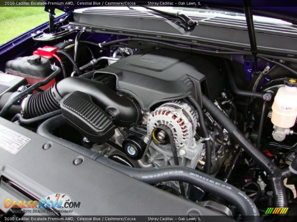 2010 Cadillac Escalade Premium AWD 6.2 Liter OHV 16-Valve VVT Flex-Fuel V8 Engine Photo #18