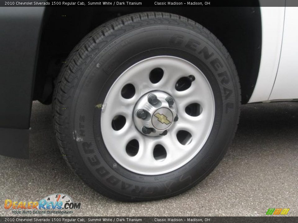 2010 Chevrolet Silverado 1500 Regular Cab Summit White / Dark Titanium Photo #5