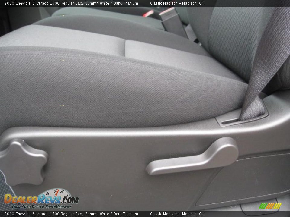 2010 Chevrolet Silverado 1500 Regular Cab Summit White / Dark Titanium Photo #7