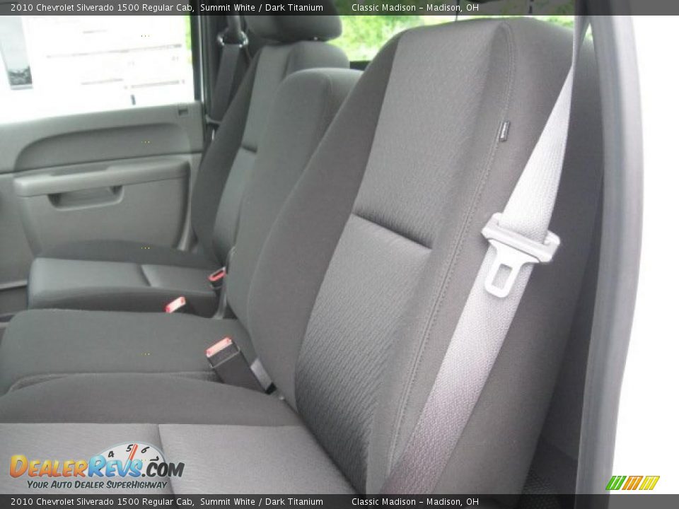 2010 Chevrolet Silverado 1500 Regular Cab Summit White / Dark Titanium Photo #9