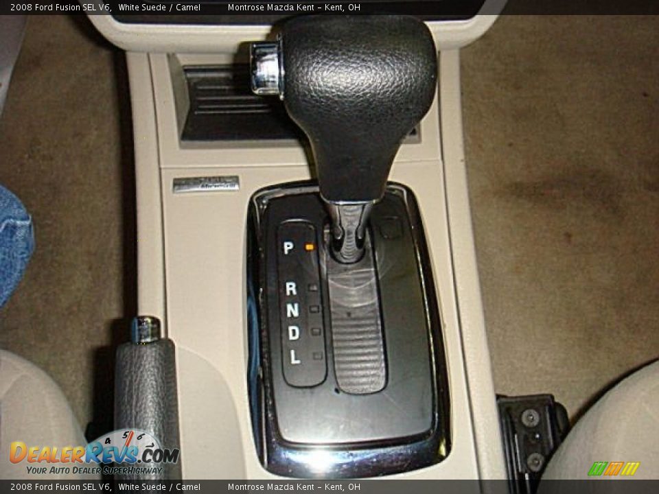 2008 Ford Fusion SEL V6 White Suede / Camel Photo #18