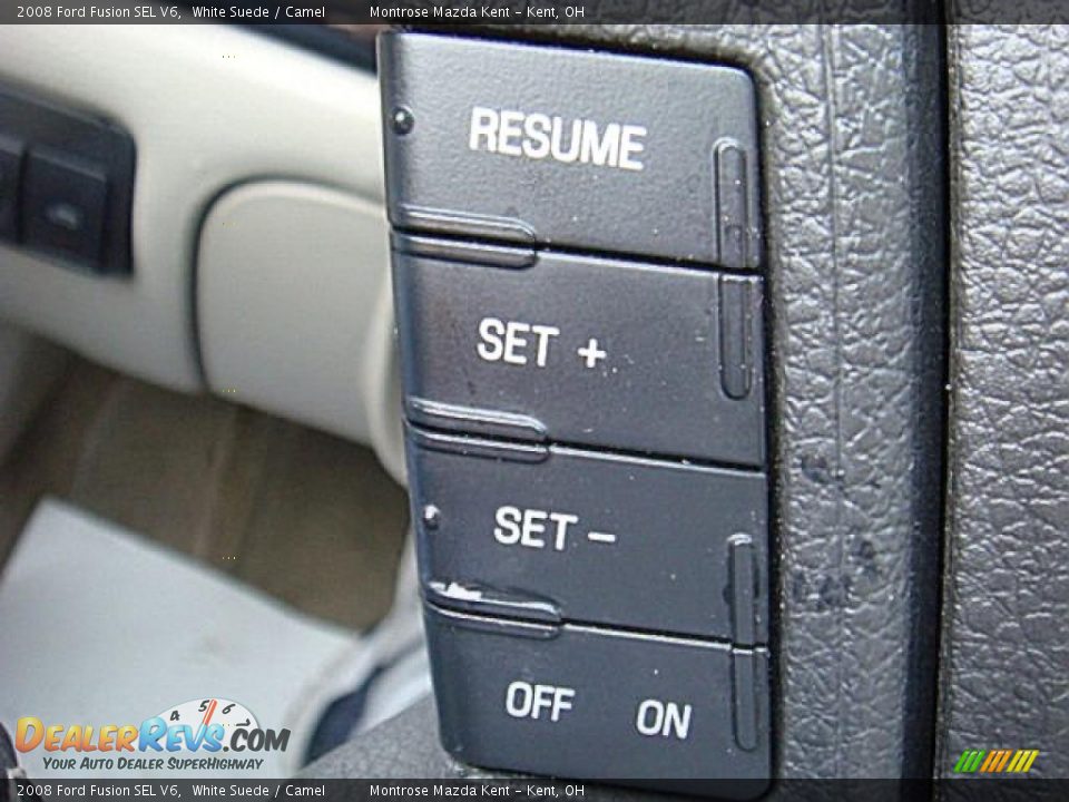 2008 Ford Fusion SEL V6 White Suede / Camel Photo #21