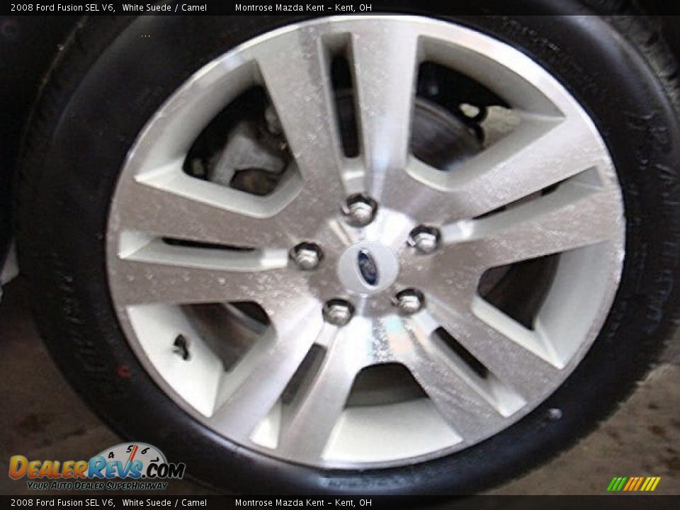 2008 Ford Fusion SEL V6 White Suede / Camel Photo #30