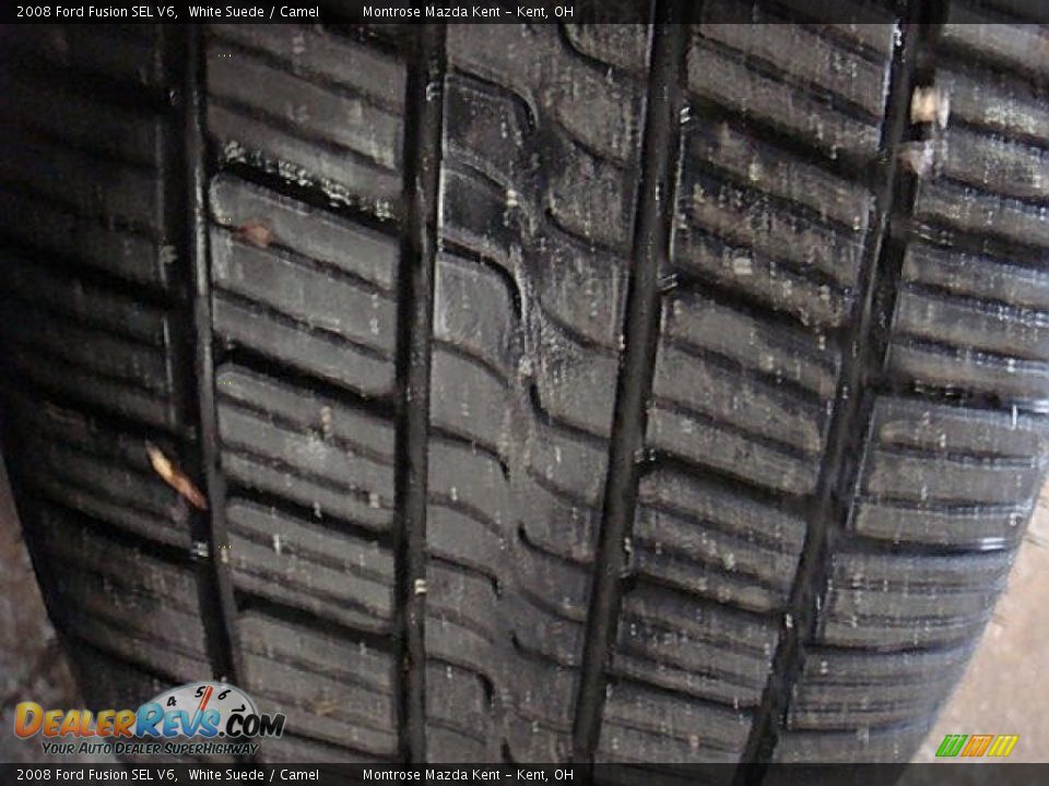 2008 Ford Fusion SEL V6 White Suede / Camel Photo #31