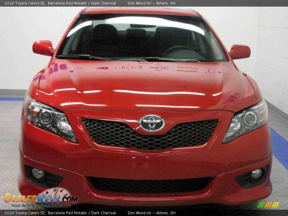 2010 Toyota Camry SE Barcelona Red Metallic / Dark Charcoal Photo #7