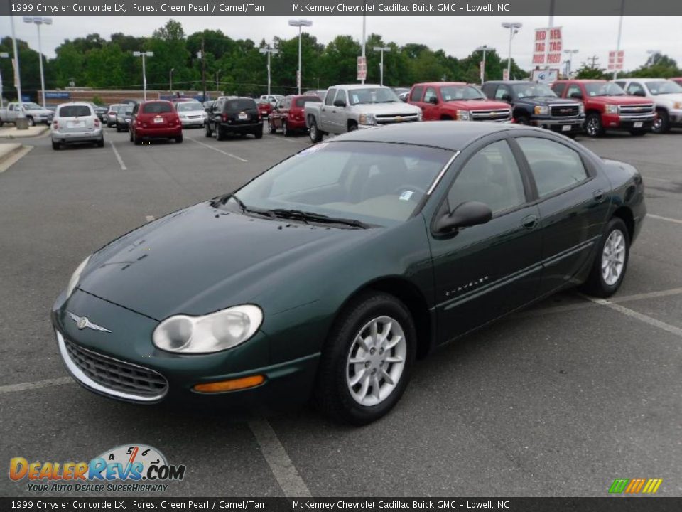 1999 Chrysler Concorde LX Forest Green Pearl / Camel/Tan Photo #1