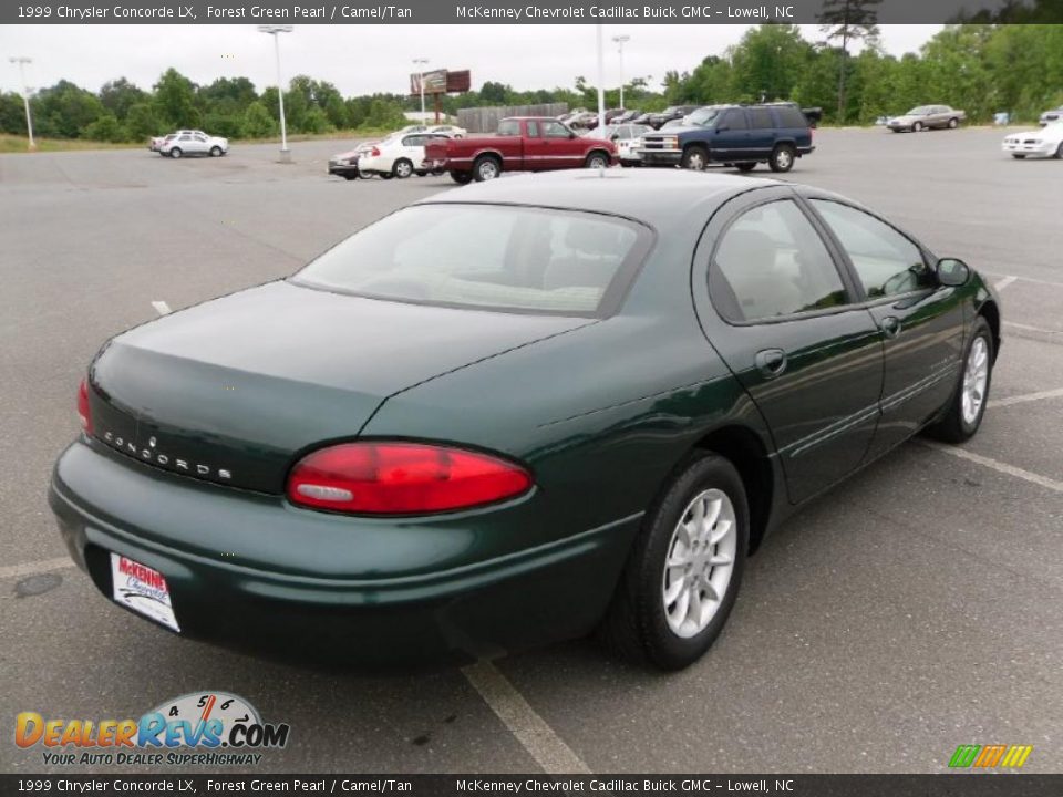 1999 Chrysler Concorde LX Forest Green Pearl / Camel/Tan Photo #4