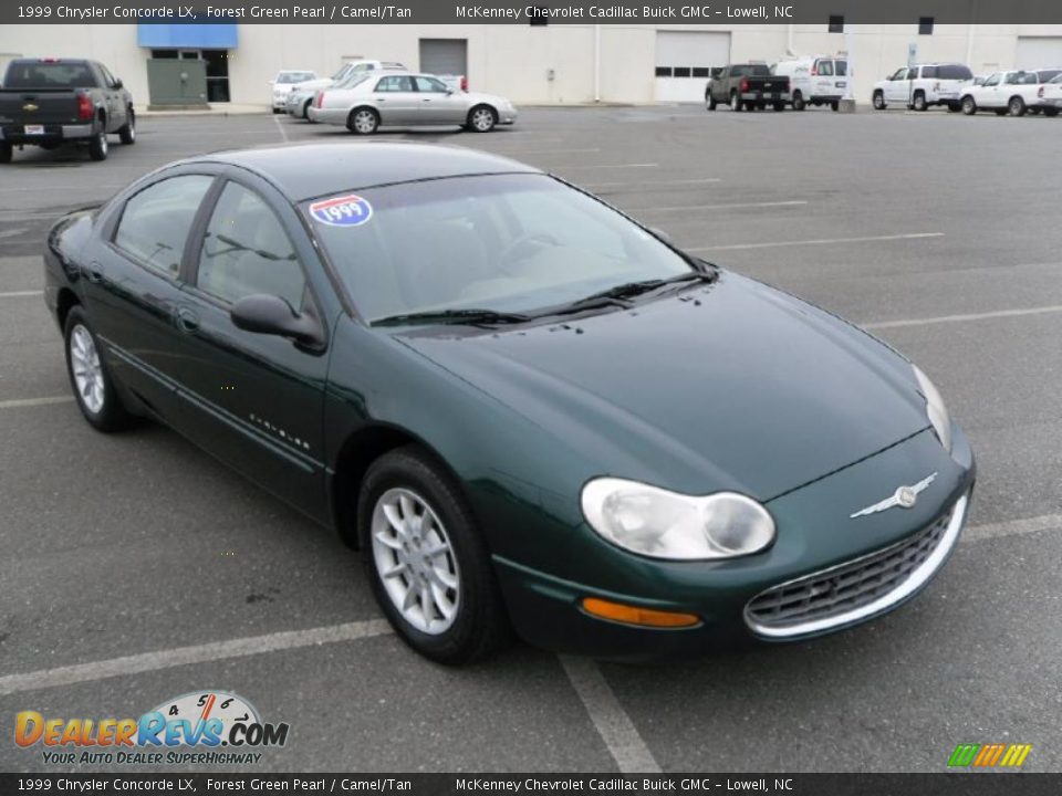 1999 Chrysler Concorde LX Forest Green Pearl / Camel/Tan Photo #5