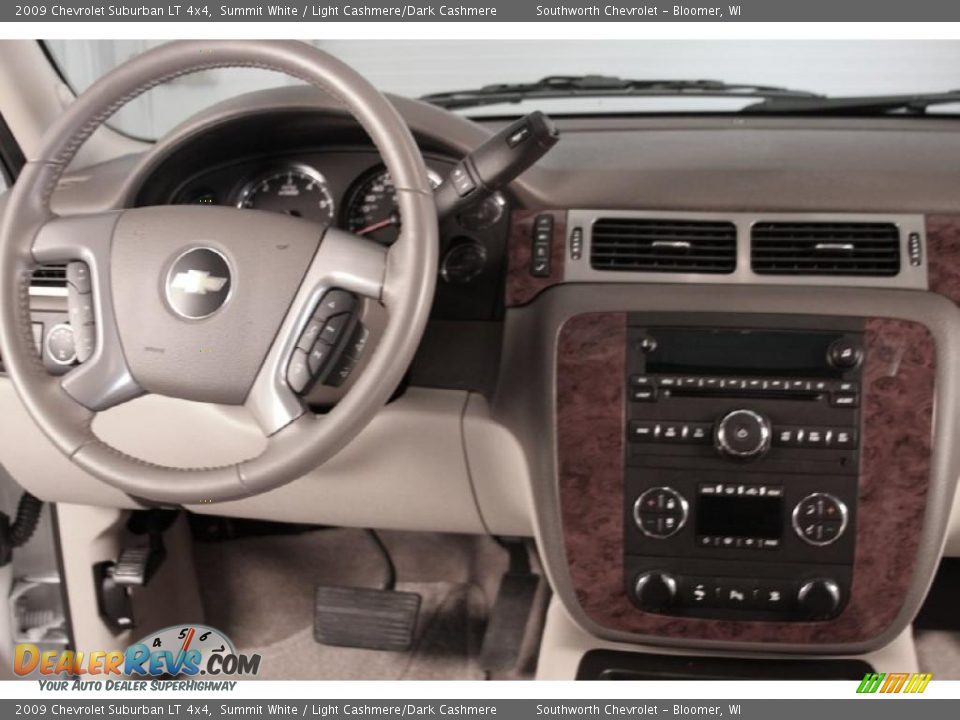 2009 Chevrolet Suburban LT 4x4 Summit White / Light Cashmere/Dark Cashmere Photo #8