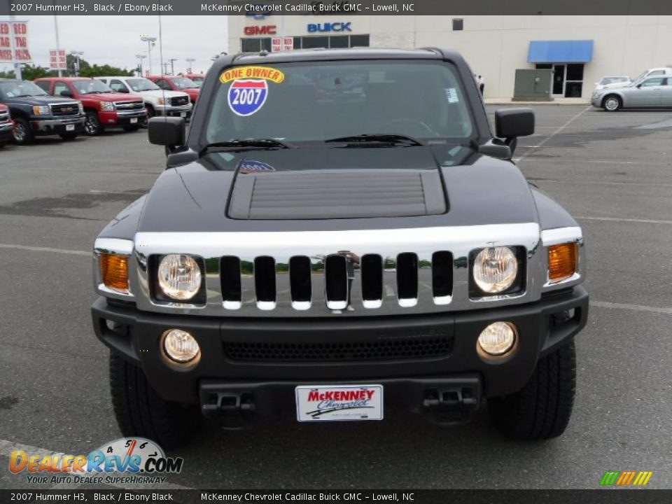 2007 Hummer H3 Black / Ebony Black Photo #6