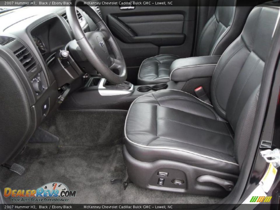 2007 Hummer H3 Black / Ebony Black Photo #8