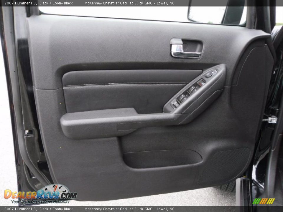 2007 Hummer H3 Black / Ebony Black Photo #10