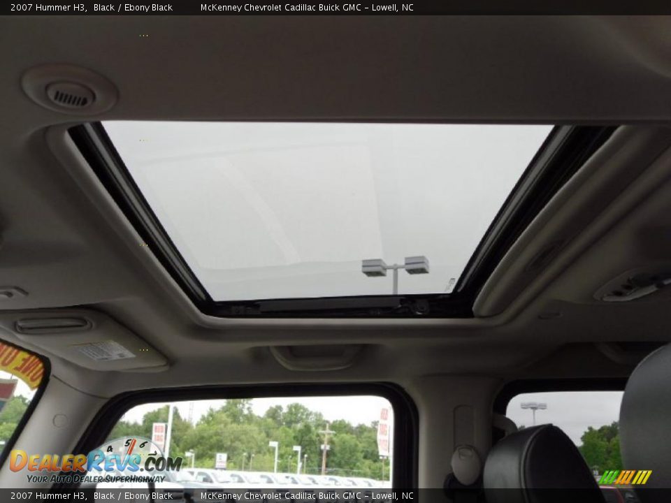 2007 Hummer H3 Black / Ebony Black Photo #12