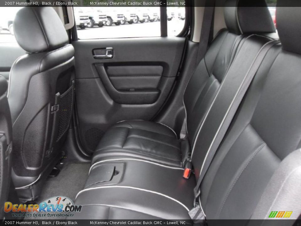 2007 Hummer H3 Black / Ebony Black Photo #13