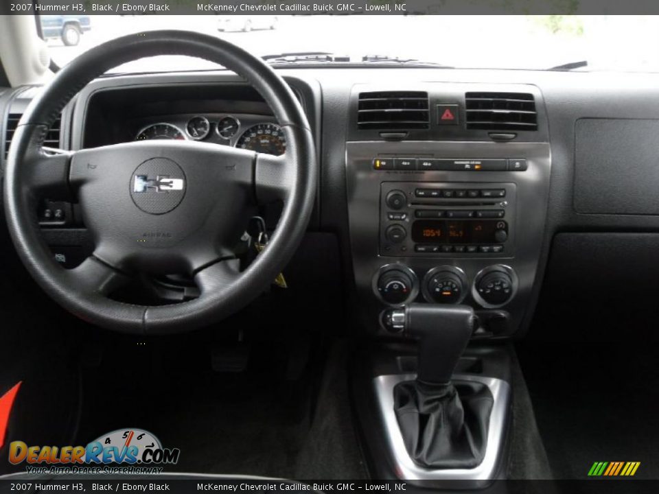 2007 Hummer H3 Black / Ebony Black Photo #14