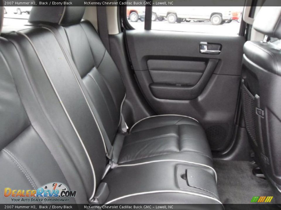 2007 Hummer H3 Black / Ebony Black Photo #17