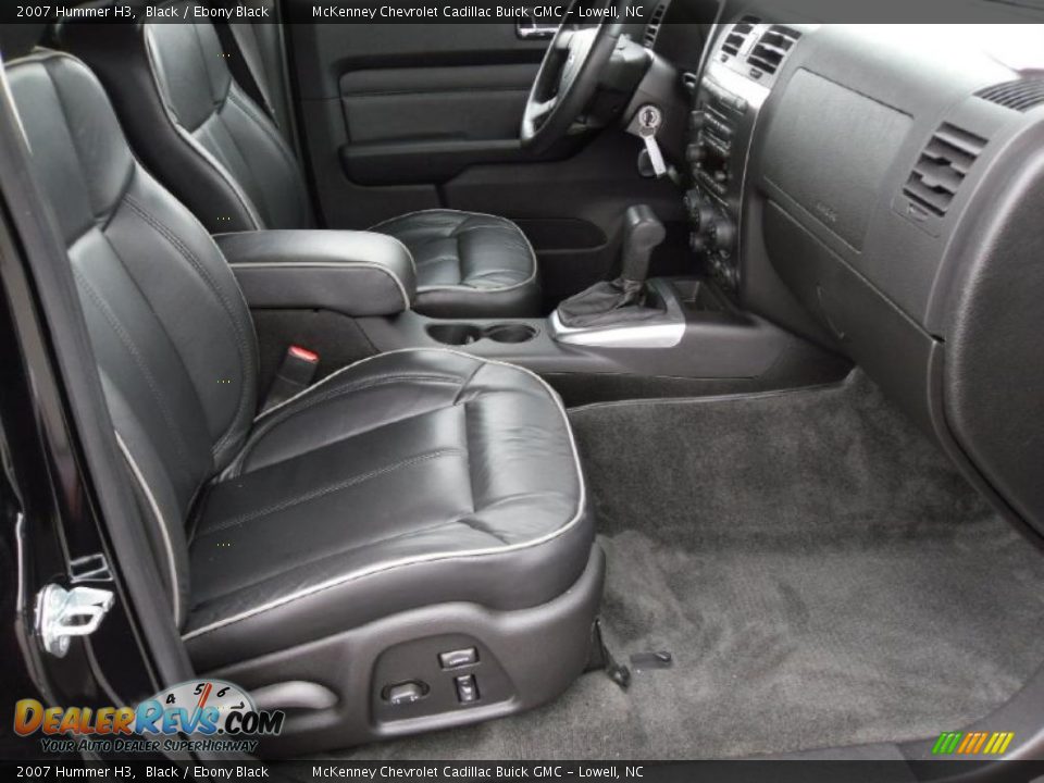 2007 Hummer H3 Black / Ebony Black Photo #18