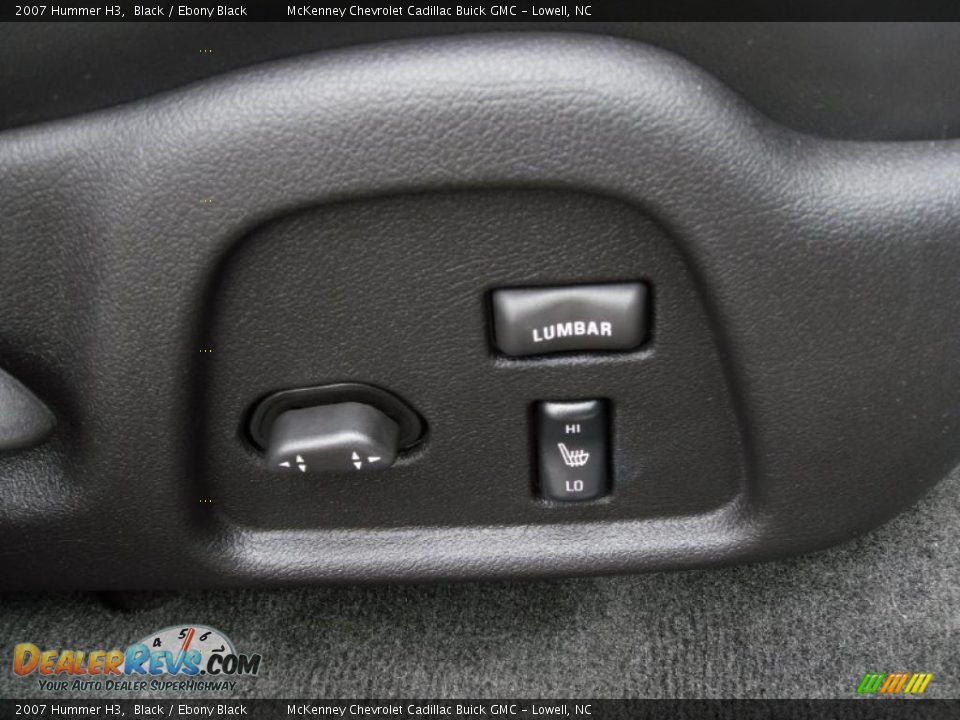 2007 Hummer H3 Black / Ebony Black Photo #19