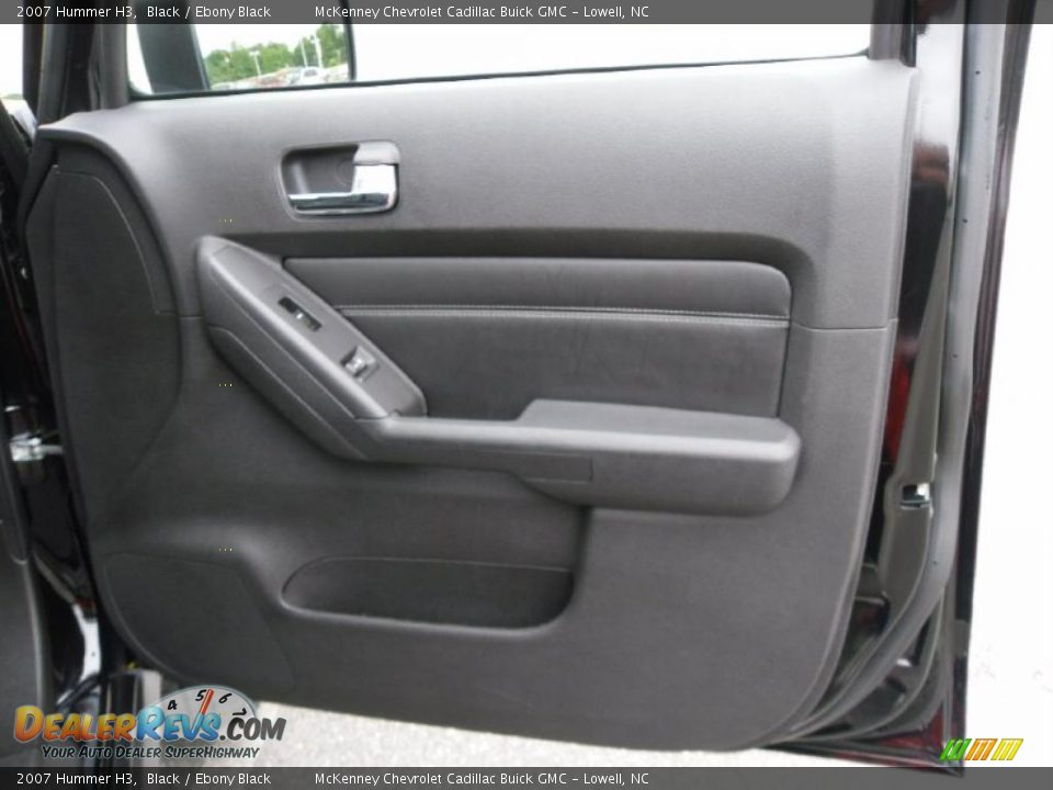 2007 Hummer H3 Black / Ebony Black Photo #20