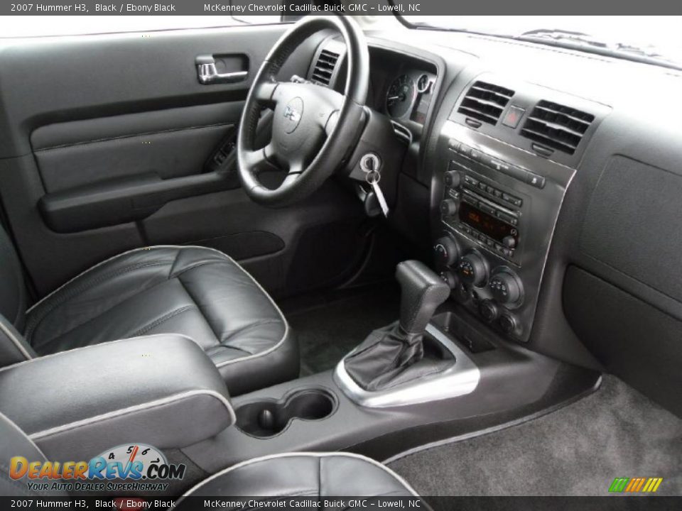 2007 Hummer H3 Black / Ebony Black Photo #21