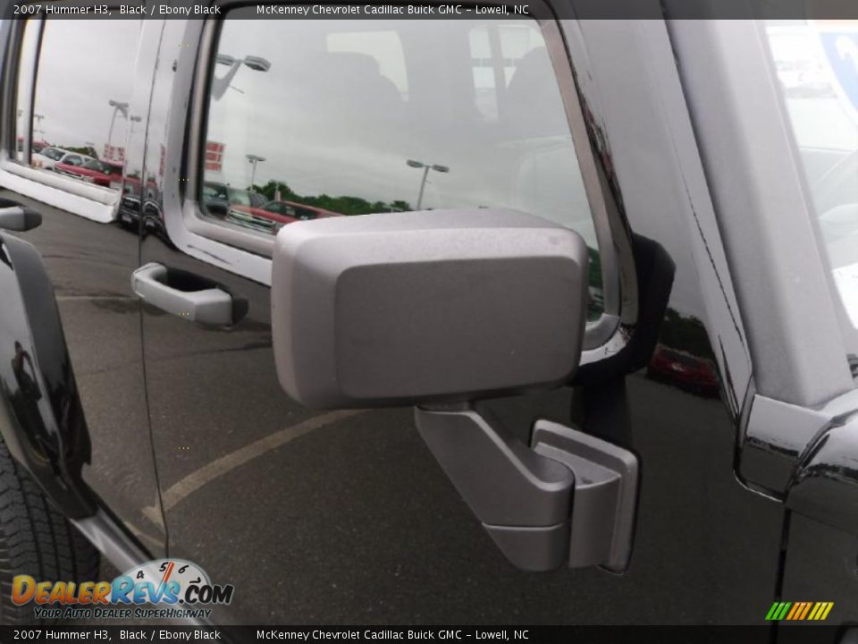 2007 Hummer H3 Black / Ebony Black Photo #22