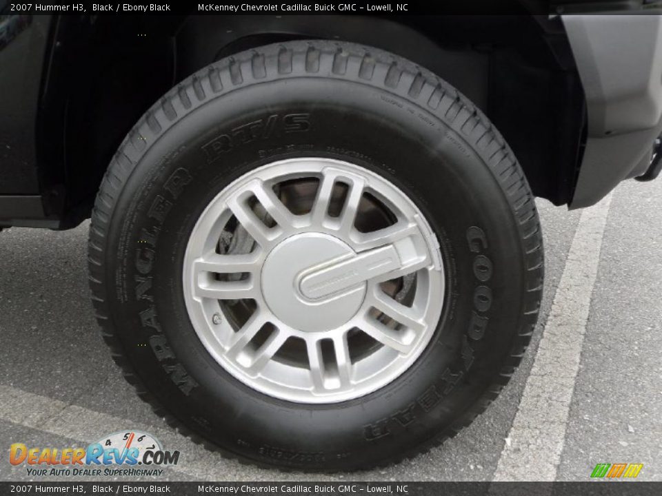 2007 Hummer H3 Black / Ebony Black Photo #23