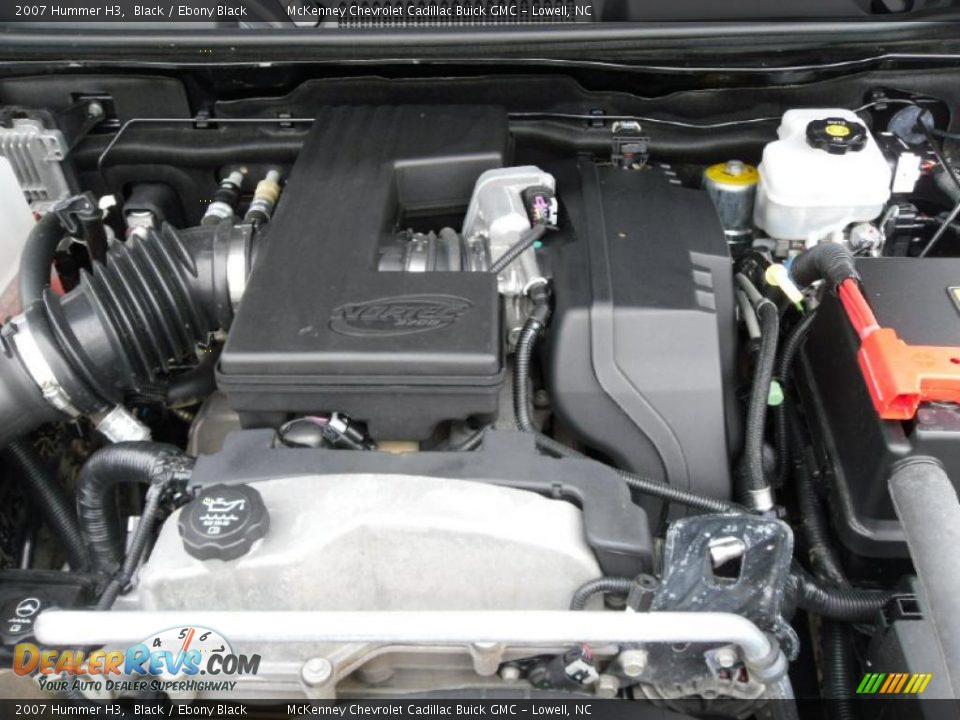 2007 Hummer H3 Black / Ebony Black Photo #24