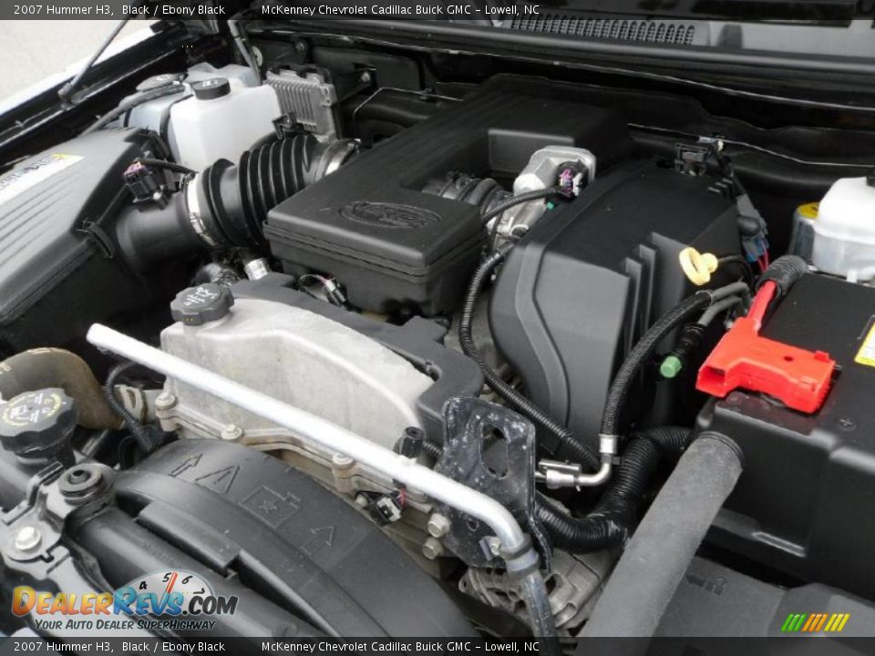 2007 Hummer H3 Black / Ebony Black Photo #25