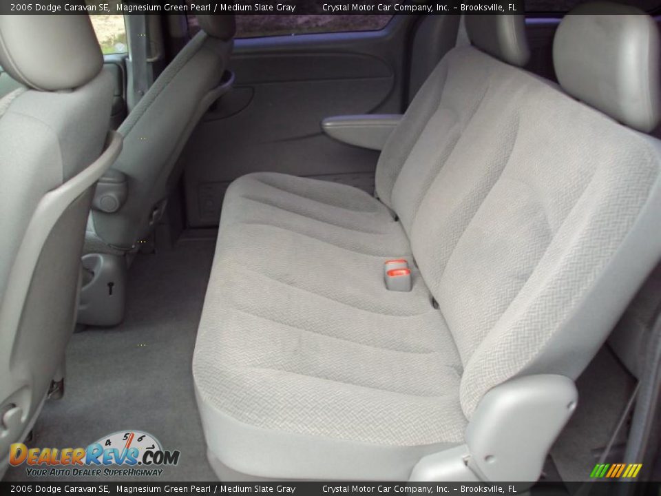 2006 Dodge Caravan SE Magnesium Green Pearl / Medium Slate Gray Photo #5