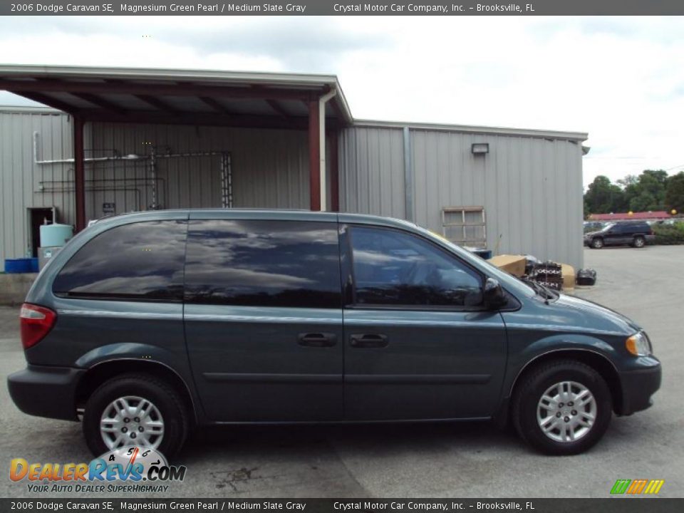 2006 Dodge Caravan SE Magnesium Green Pearl / Medium Slate Gray Photo #9