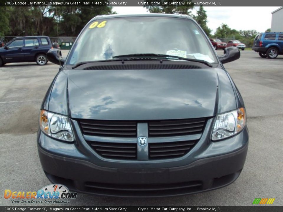 2006 Dodge Caravan SE Magnesium Green Pearl / Medium Slate Gray Photo #13