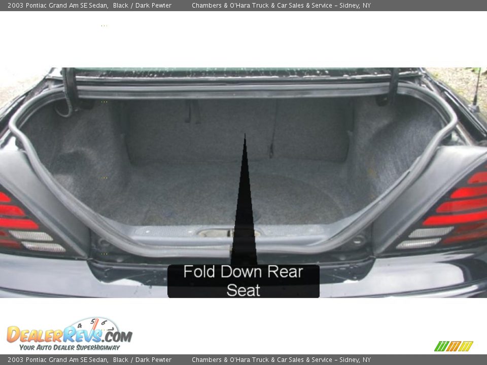 2003 Pontiac Grand Am SE Sedan Black / Dark Pewter Photo #11