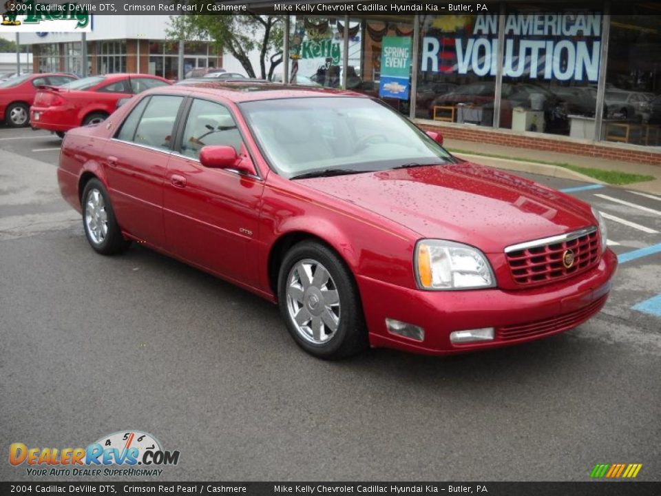 2004 Cadillac DeVille DTS Crimson Red Pearl / Cashmere Photo #1