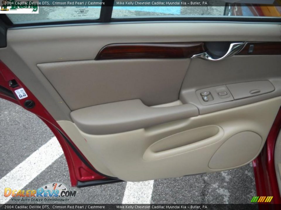 2004 Cadillac DeVille DTS Crimson Red Pearl / Cashmere Photo #11