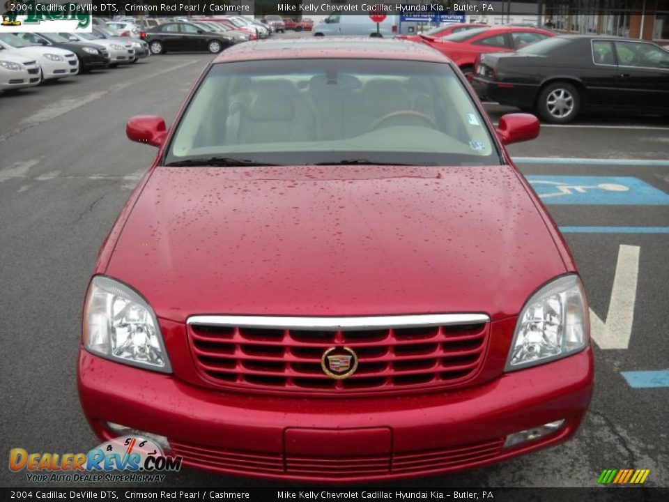 2004 Cadillac DeVille DTS Crimson Red Pearl / Cashmere Photo #15