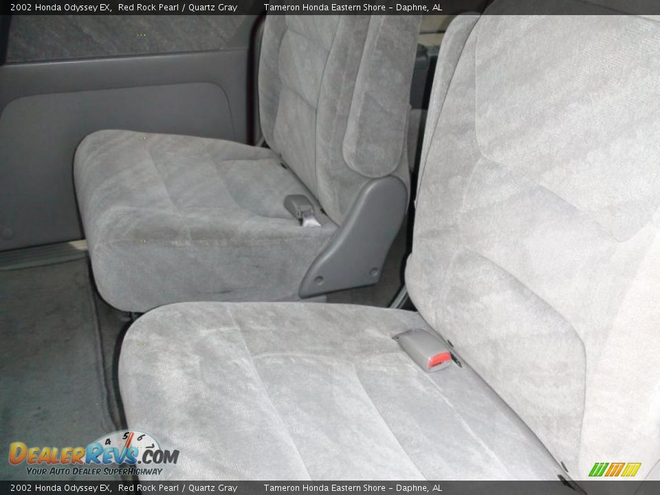 2002 Honda Odyssey EX Red Rock Pearl / Quartz Gray Photo #25