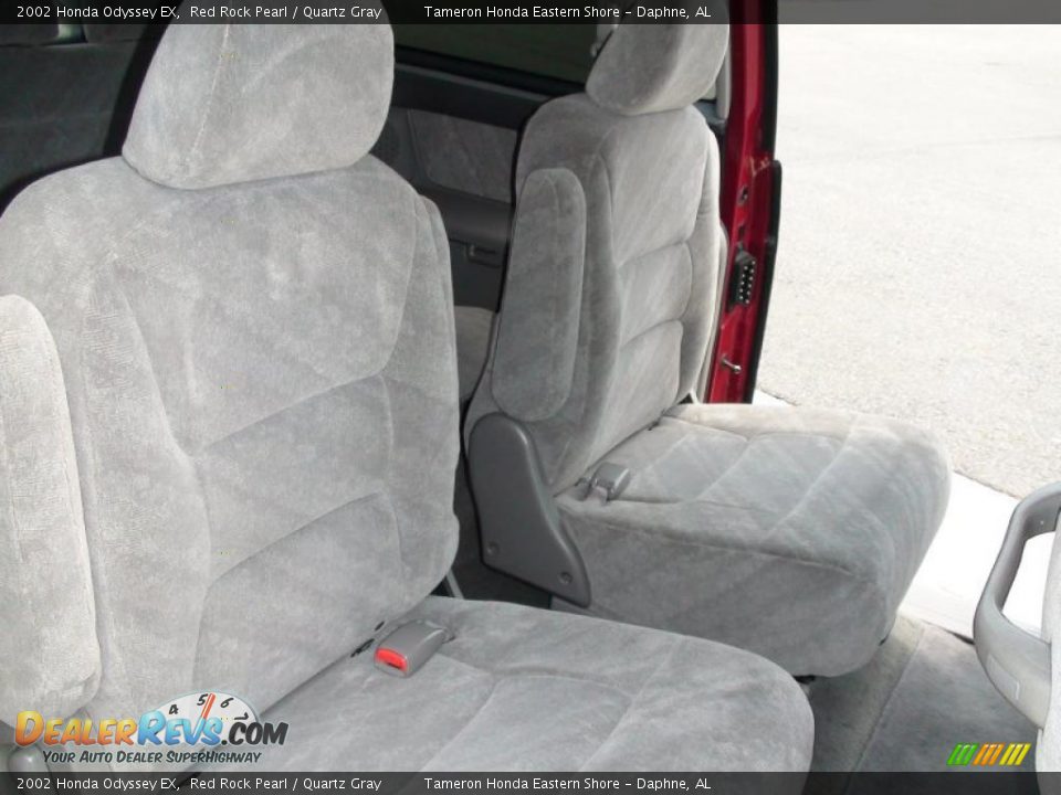 2002 Honda Odyssey EX Red Rock Pearl / Quartz Gray Photo #29