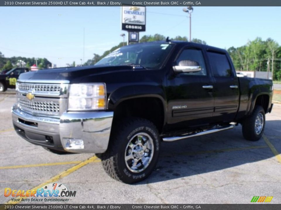 2010 Chevrolet Silverado 2500HD LT Crew Cab 4x4 Black / Ebony Photo #1